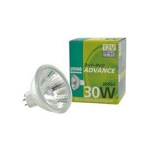 A USIO スーパーライン（JR） φ50 ADVANCE JR12V30WLM/KUV-H  中角タイプ 口金GU5.3 消費電力30W 【10個セット】
