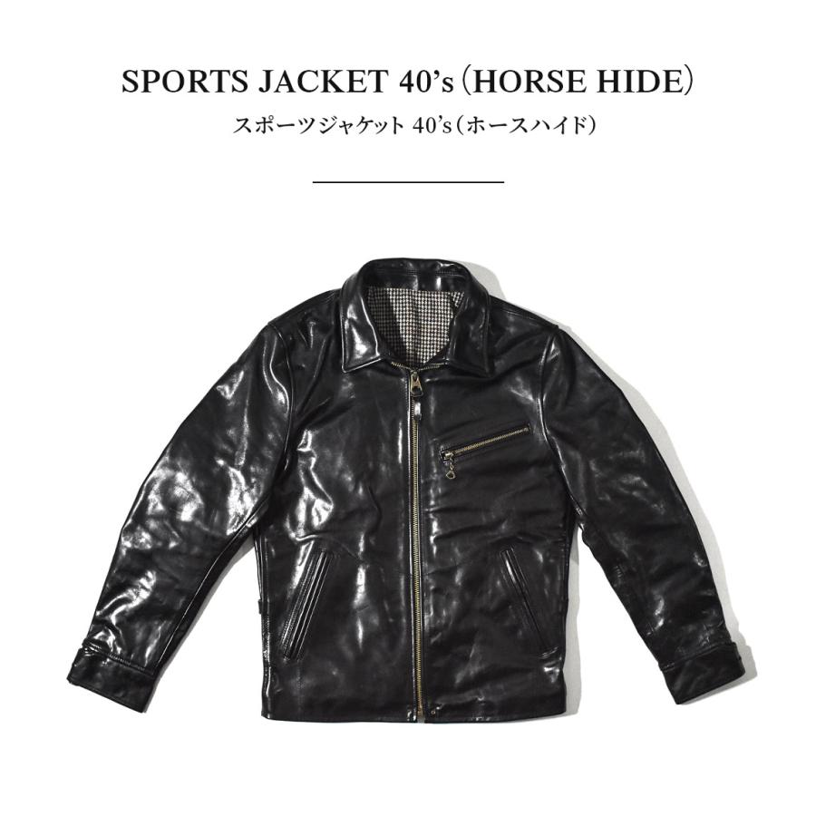 LIASON (リエゾン) スポーツジャケット ホースハイド 馬革 本革 LIASON (リエゾン) スポーツジャケット ホースハイド 馬革 本革