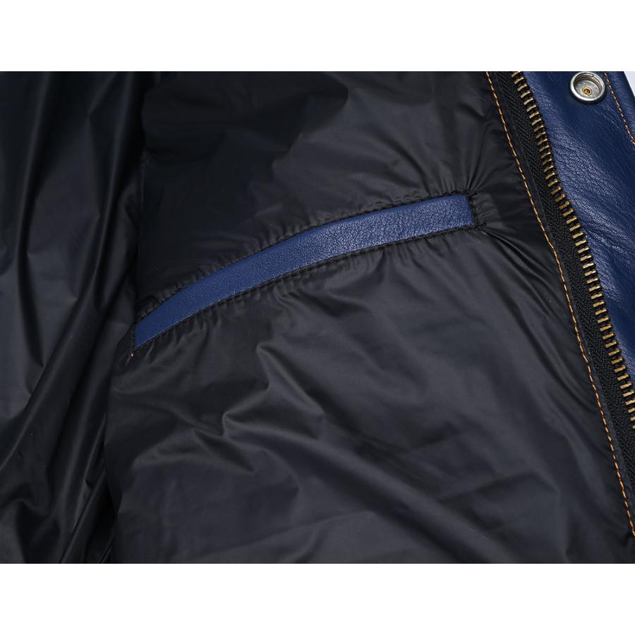 パラスパレス現行　フーデットダウンジャケット　レザーパイピング　2　近年モデル パラスパレス現行 フーデットダウンジャケット レザーパイピング 2