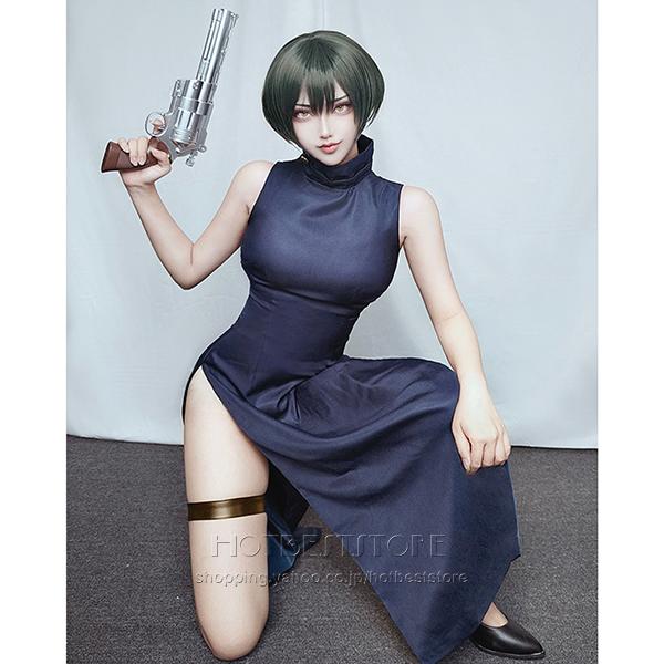 トップ コスプレ衣装 禪院真依 風 送料無料 呪術廻戦 ウィッグ お祭り コスチューム 変装 アニメ イベント ハロウィン仮装 Cosplay 制服 靴 その他のコスプレ衣装 靴サイズ 4000円で追加する 22 5cm