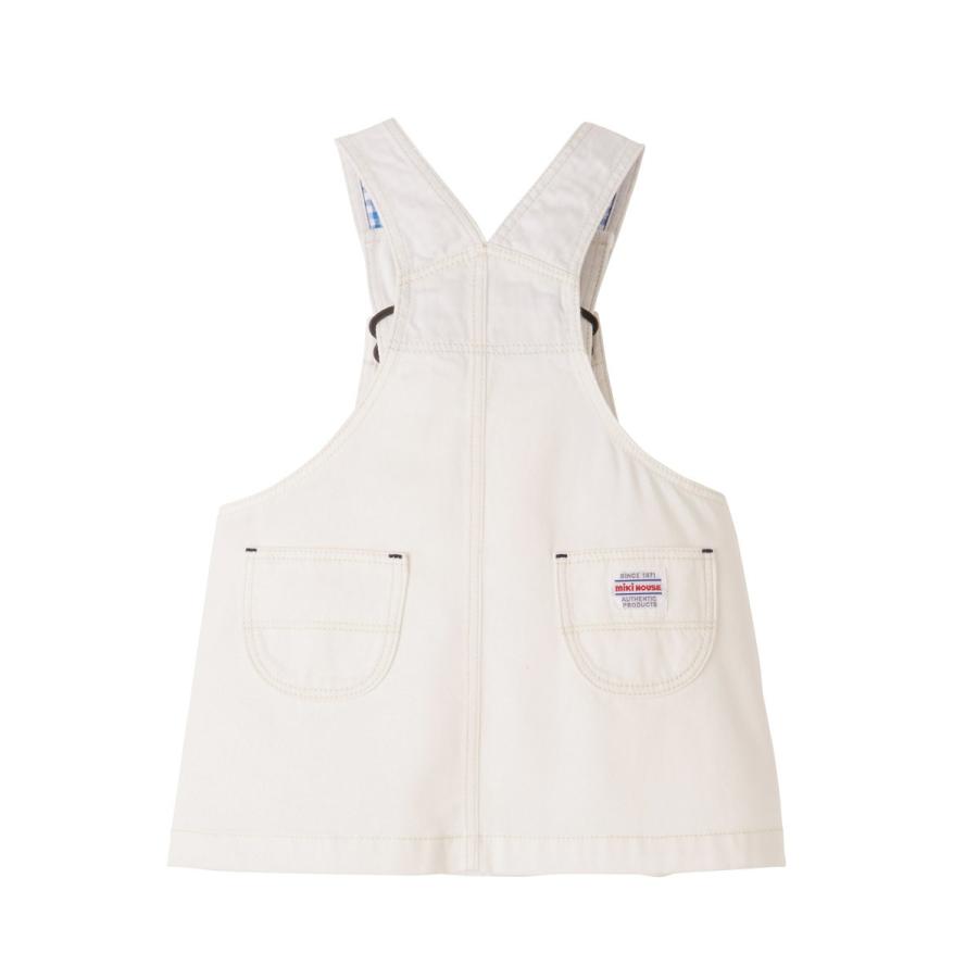 ミキハウス 出産祝い 内祝い デニム ジャンパースカート ギフト プレゼント 白 インディゴブルー 紺 白 S70 80 M80 90 L90 100 Mikihouse ミキハウスホットビスケッツ公式店 通販 Paypayモール