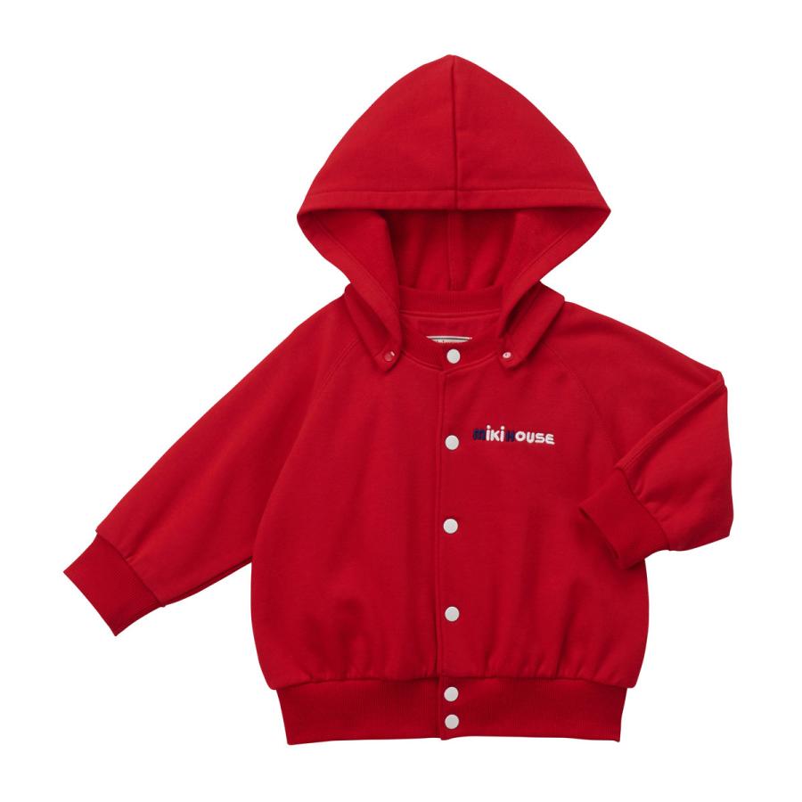 ミキハウス パーカー 赤 紺 80 90 100 110 120 130 MIKIHOUSE 