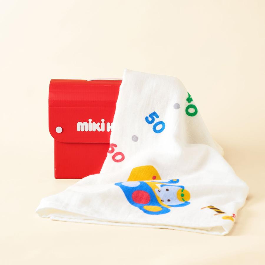 MIKI HOUSE（ミキハウス） 出産祝い 内祝い 身長計ガーゼバスタオル