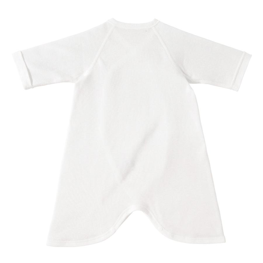 ミキハウス フライス コンビ肌着 無地 白 50cm 60cm ホットビスケッツ HOT BISCUITS | HOT BISCUITS | 02