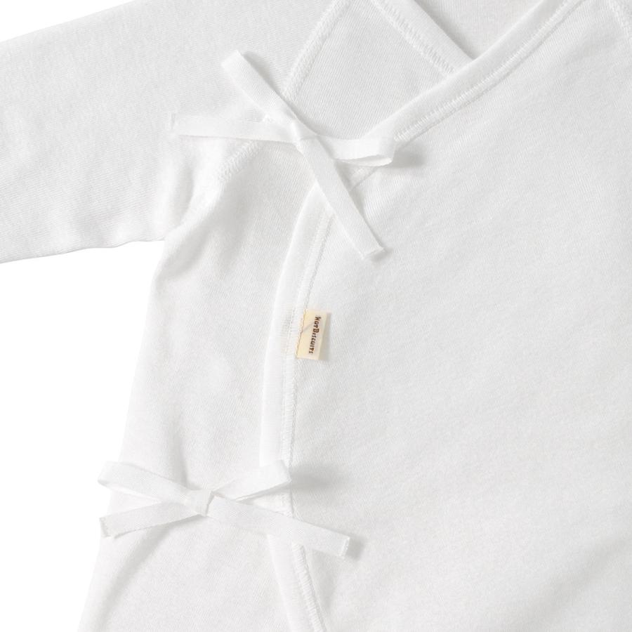 ミキハウス フライス コンビ肌着 無地 白 50cm 60cm ホットビスケッツ HOT BISCUITS | HOT BISCUITS | 03