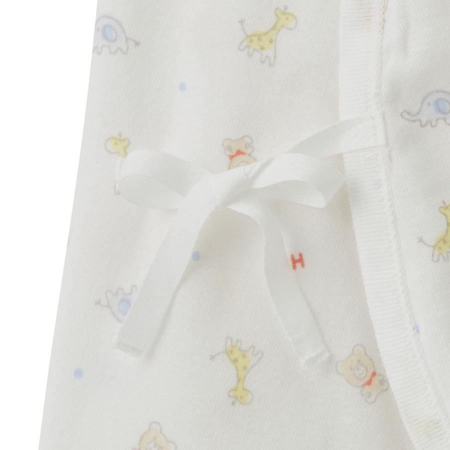 ミキハウス フライス コンビ肌着 プリント柄 ピンク ブルー マルチカラー 50cm 60cm ホットビスケッツ HOT BISCUITS | HOT BISCUITS | 13