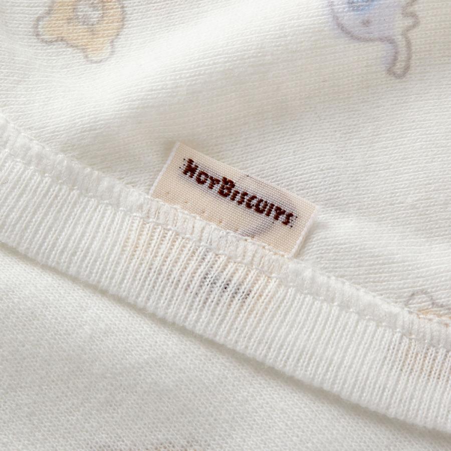 ミキハウス フライス コンビ肌着 プリント柄 ピンク ブルー マルチカラー 50cm 60cm ホットビスケッツ HOT BISCUITS | HOT BISCUITS | 14