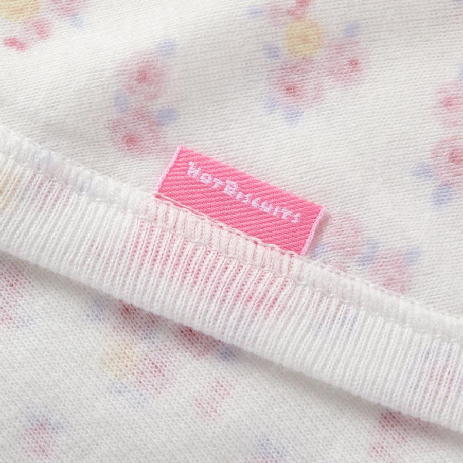 ミキハウス フライス コンビ肌着 プリント柄 ピンク ブルー マルチカラー 50cm 60cm ホットビスケッツ HOT BISCUITS | HOT BISCUITS | 06