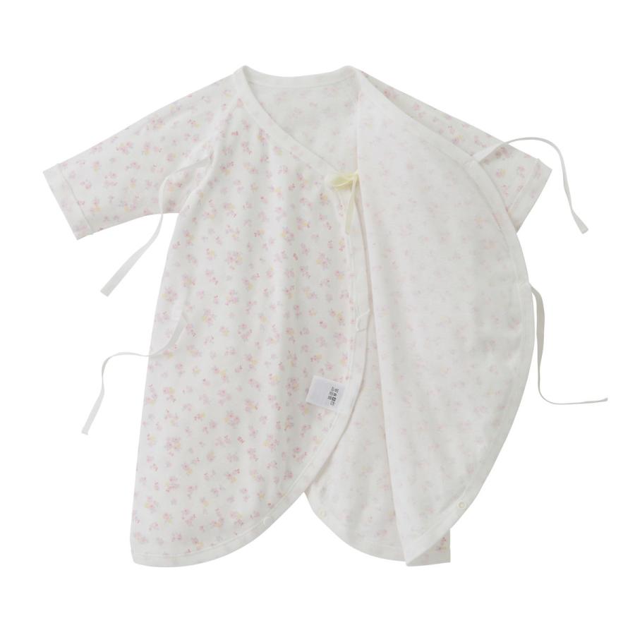 ミキハウス フライス コンビ肌着 プリント柄 ピンク ブルー マルチカラー 50cm 60cm ホットビスケッツ HOT BISCUITS | HOT BISCUITS | 07