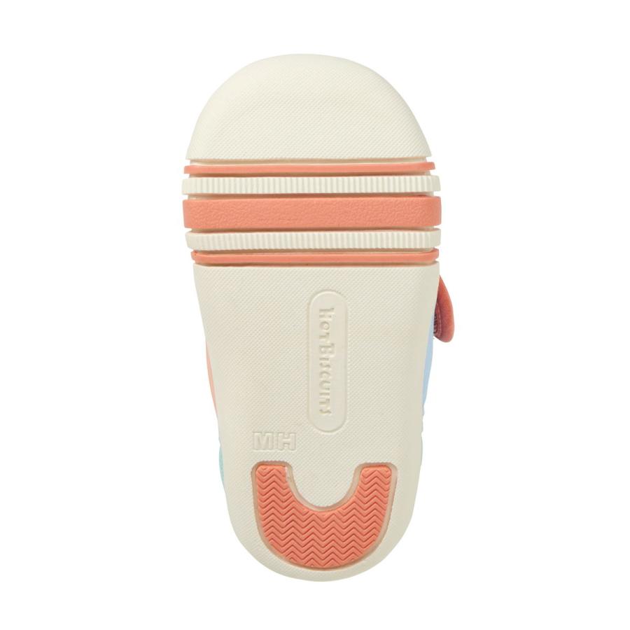 ミキハウス　ホットビスケッツ　新品未使用 HOT BISCUITS ミキハウス ファーストシューズ ロゴ総柄