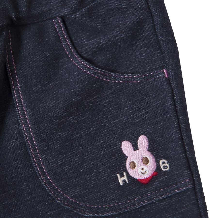 HOT BISCUITS ミキハウス ストレッチパンツ アウトレット インディゴ 