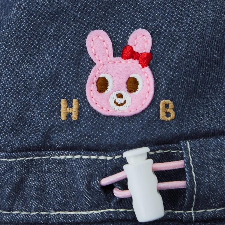 HOT BISCUITS ミキハウス 薄手デニムクロッシェ（サイズ調節付