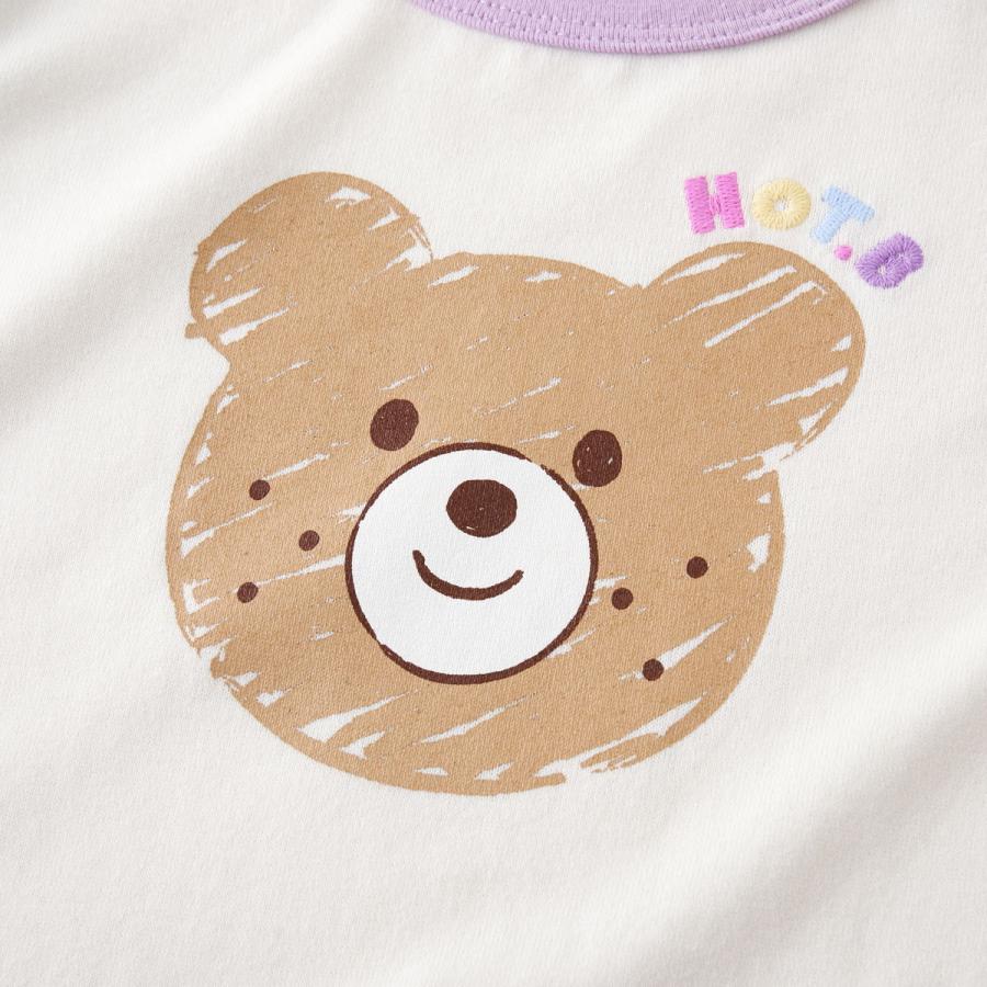 ミキハウス カラフルビーンズ フェイスプリント 半袖ワンピース ピンク マルチカラー 80cm 90cm 100cm 110cm 120cm ホットビスケッツ HOT BISCUITS_7
