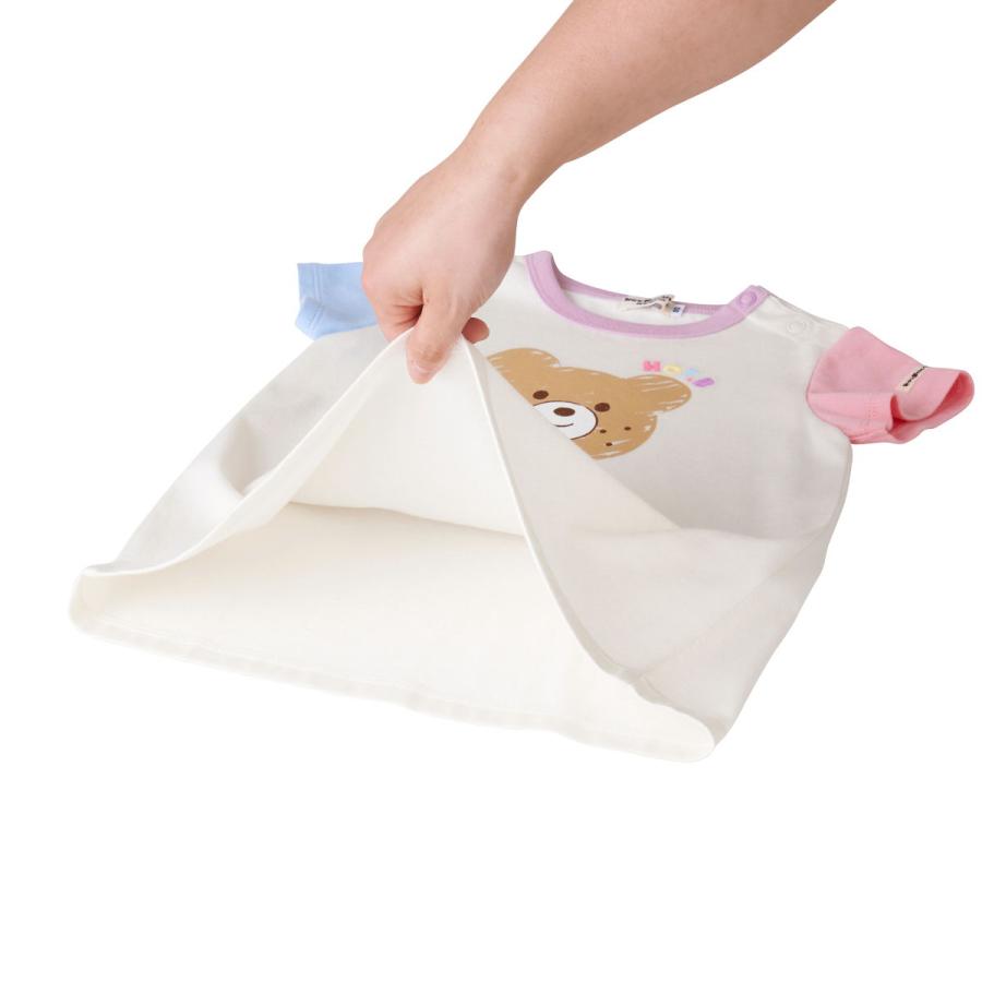 ミキハウス カラフルビーンズ フェイスプリント 半袖ワンピース ピンク マルチカラー 80cm 90cm 100cm 110cm 120cm ホットビスケッツ HOT BISCUITS_8