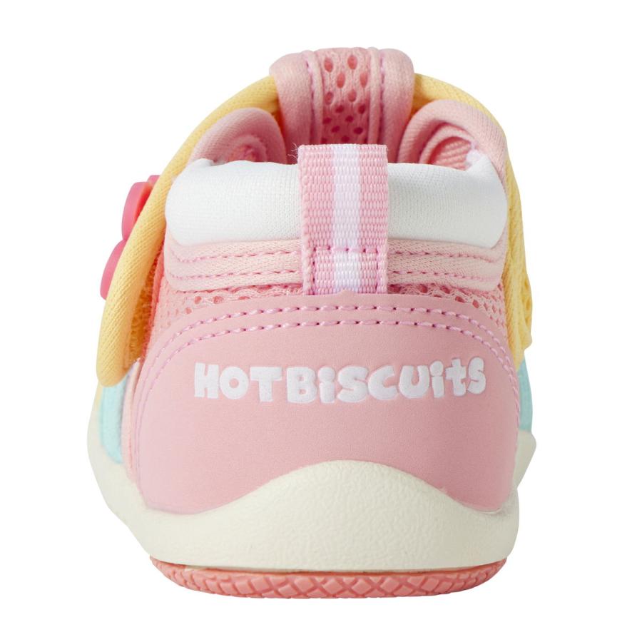 HOT BISCUITS ミキハウス ダブルラッセル 水抜けサンダル 靴 くつ 白