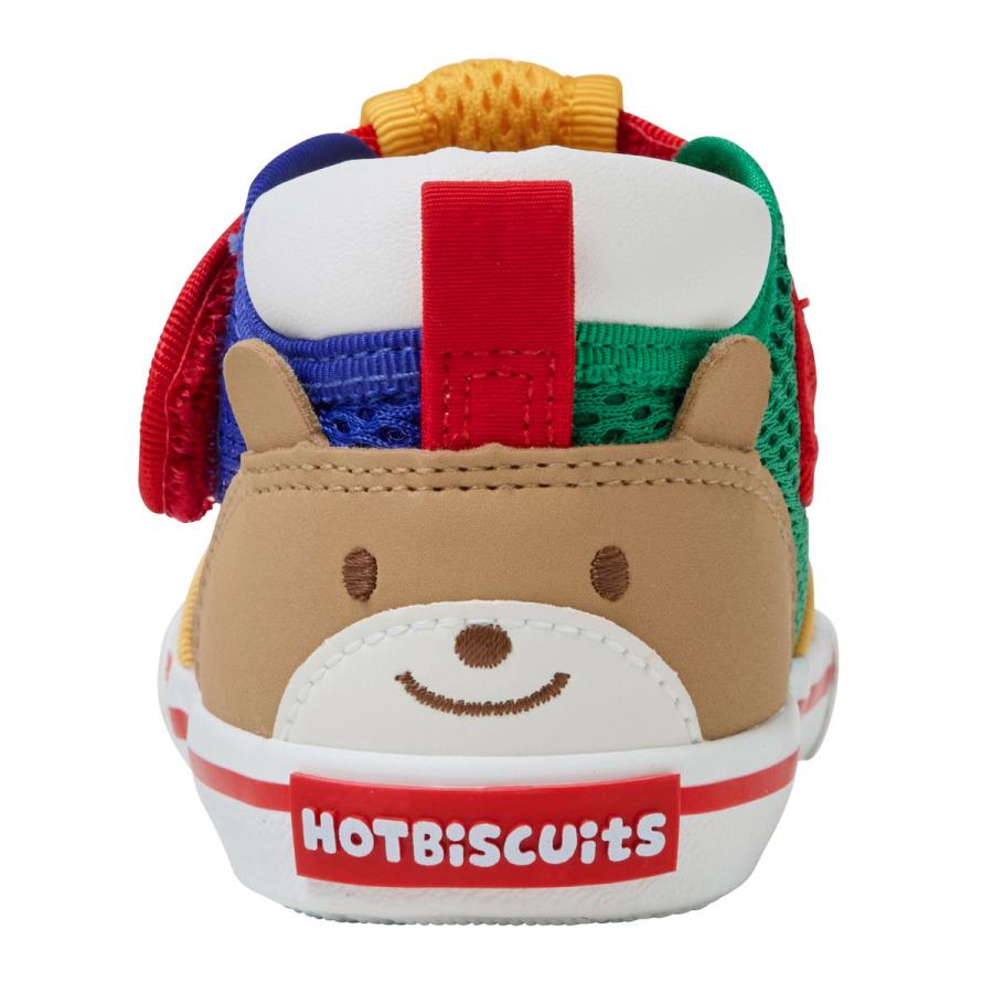 ミキハウス セカンドシューズ かかと顔 メッシュ セカンドベビーシューズ 靴 くつ ホットビスケッツ HOT BISCUITSの画像