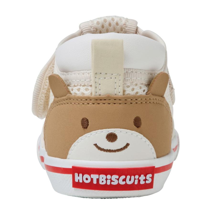 ミキハウス セカンドシューズ かかと顔 メッシュ セカンドベビーシューズ 靴 くつ ホットビスケッツ HOT BISCUITSの画像