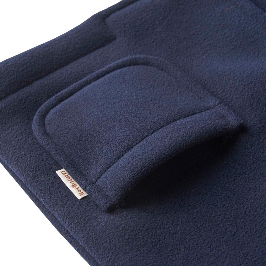 HOT BISCUITS ミキハウス フリースボンディング ダッフルコート 赤 紺