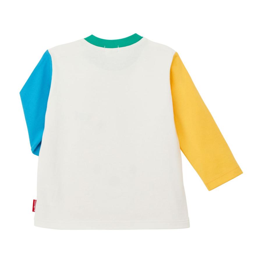 HOT BISCUITS ミキハウス ビッグフェイスプリント 長袖Tシャツ