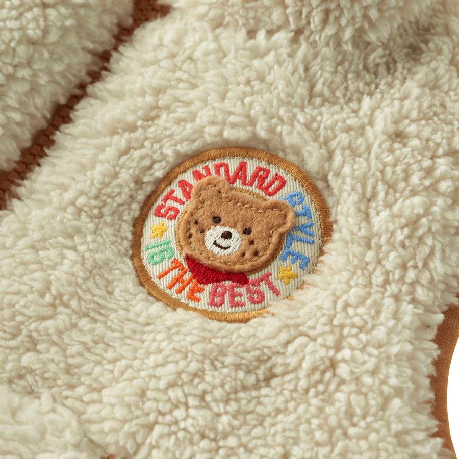 HOT BISCUITS ミキハウス カラフルビーンズ 裏ボアフリース