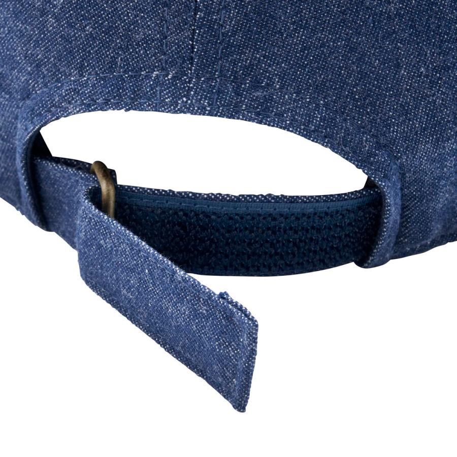 HOT BISCUITS ミキハウス 顔ドン デニムキャップ 紺 3S(44-46cm) SS(46