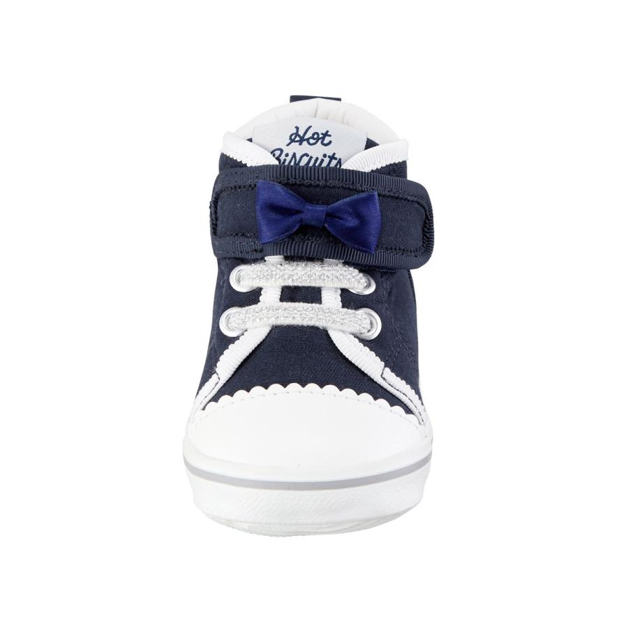 ミキハウス ミニリボン付き キャンバスセカンドシューズ 靴 くつ  