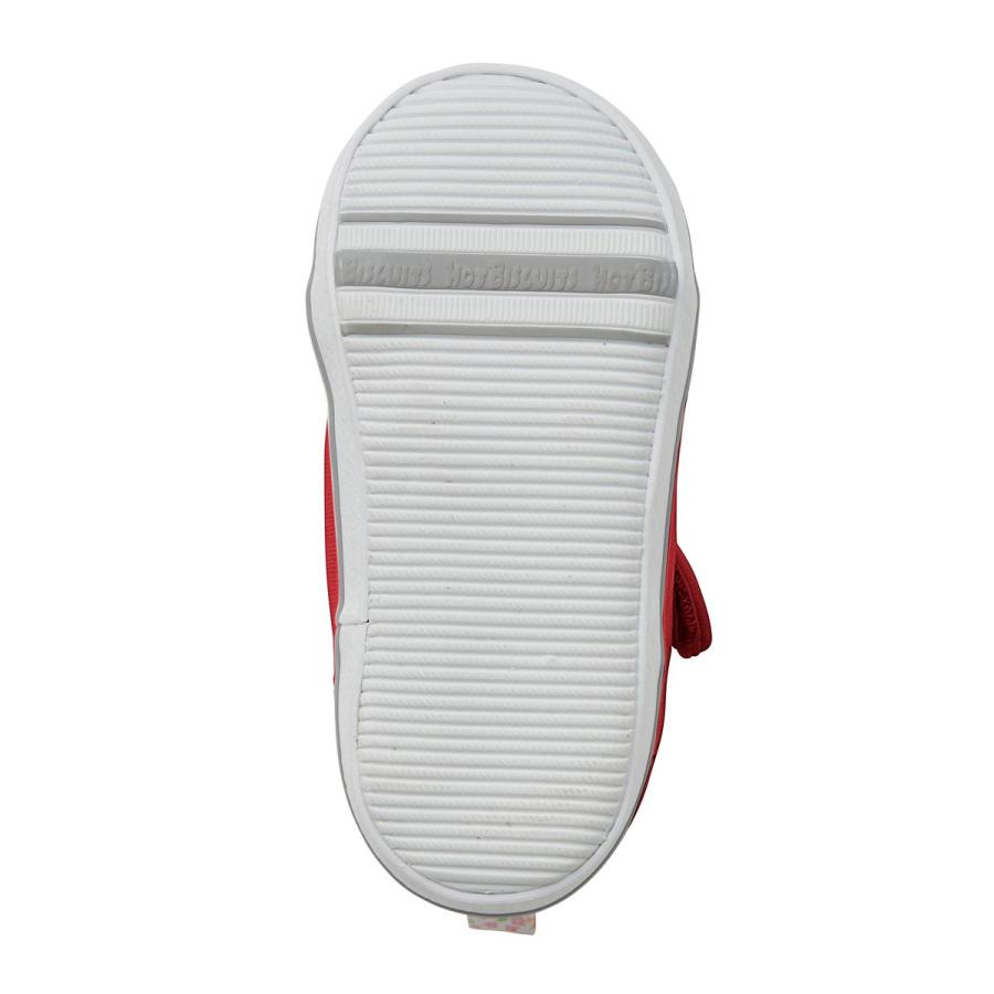 HOT BISCUITS ミキハウス セカンドシューズ 小花柄 パイピング