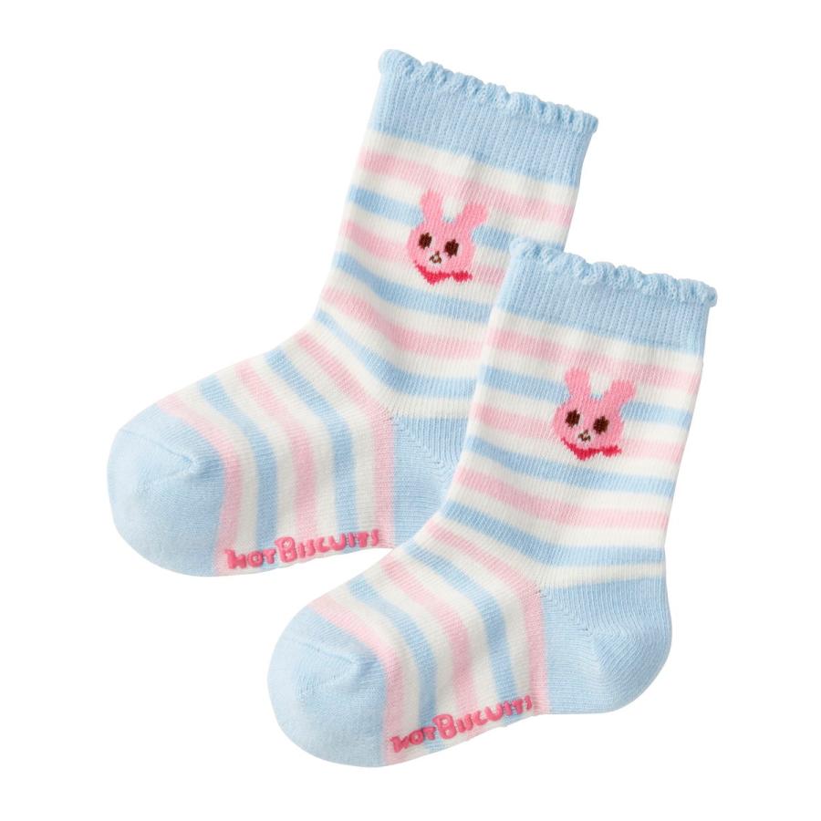 HOT BISCUITS ミキハウス クルー丈 ソックスパック2足セット 入園 入学