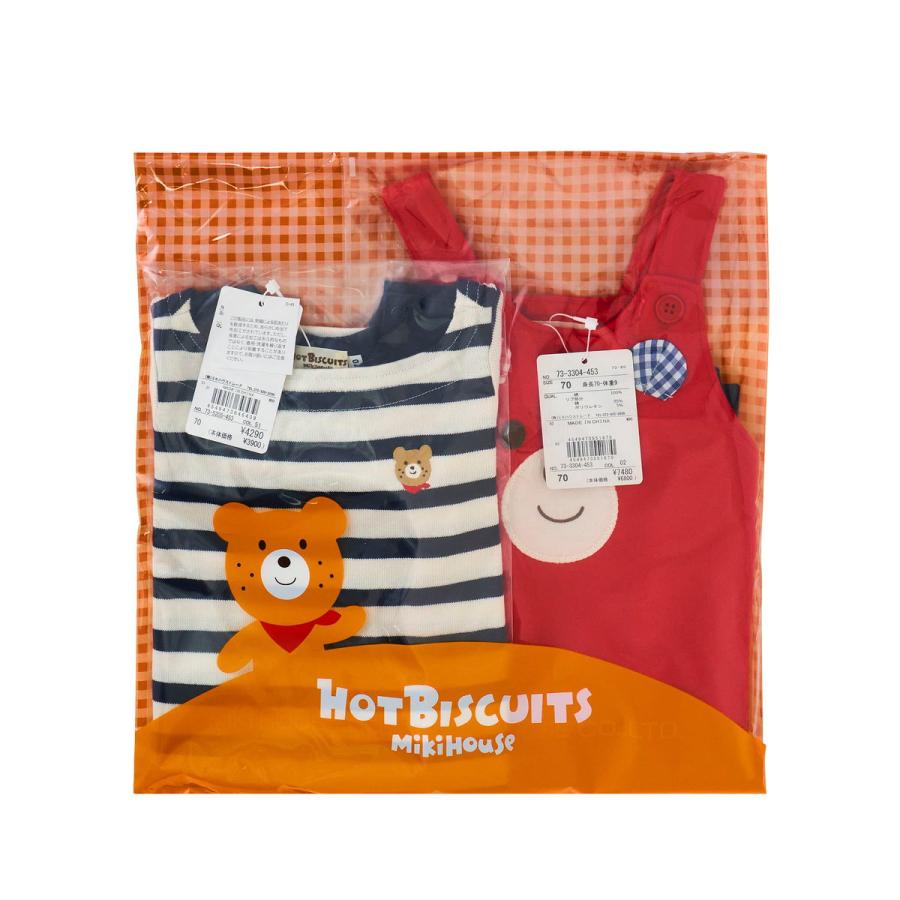 HOT BISCUITS ミキハウス 【ベビーウェアパック】オーバーオール HOT BISCUITS ミキハウス 【ベビーウェアパック】オーバーオール
