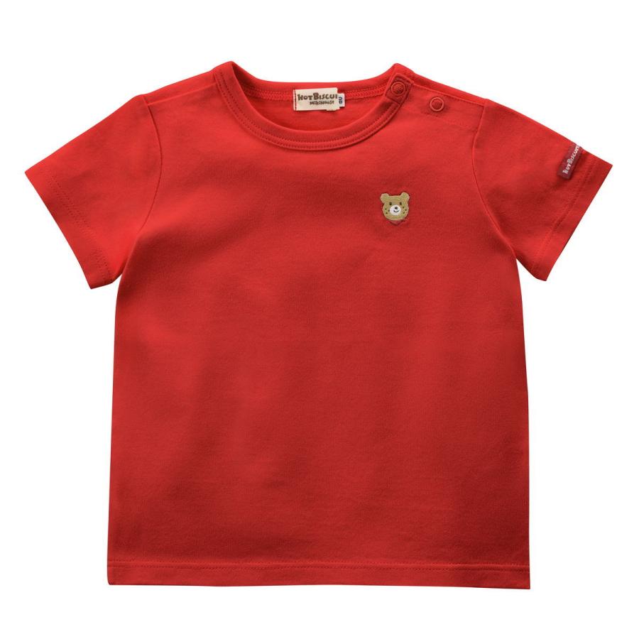 ミキハウス 出産祝い 内祝い ワンポイント半袖Tシャツ＆顔ドンブルマセット【BOX付き】 アウトレット ホットビスケッツ HOT BISCUITSの画像