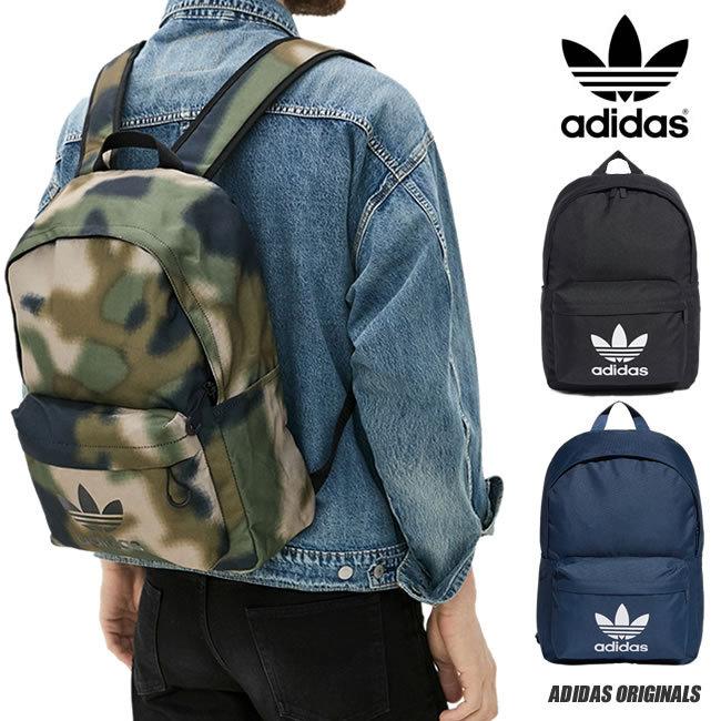 アディダス リュック バックパック バッグ クラシック トレフォイル BACKPACK adidas ネイビー/カモフラ ADI001｜hotcake