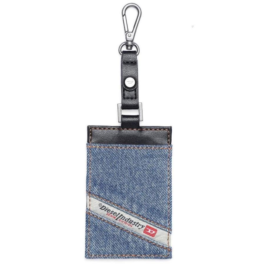 DIESEL ディーゼル カードケース ケース デニム DIESEL ディーゼル パスケース 定期入れ バッジホルダー X08452