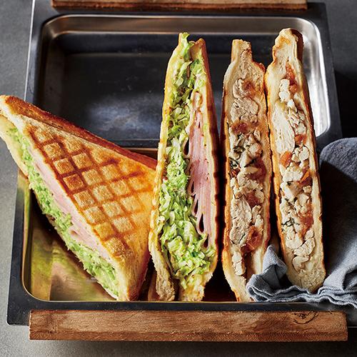 ホットサンドメーカー 電気 レコルト recolte プレスサンドメーカー プラッド 特典付 RPS-2 耳まで焼ける ホットサンド 厚焼きサンド 1枚焼き 朝食 レシピ付 | recolte | 11