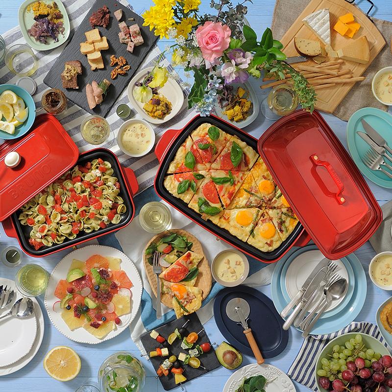 BRUNO ホットプレート グランデサイズ 深鍋 グリルプレートセット ホットプレートグランデサイズ用深鍋+グリルプレートセット の