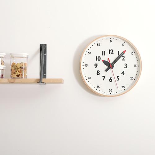 Lemnos 掛け時計 おしゃれ レムノス ふんぷんくろっく M YD14-08