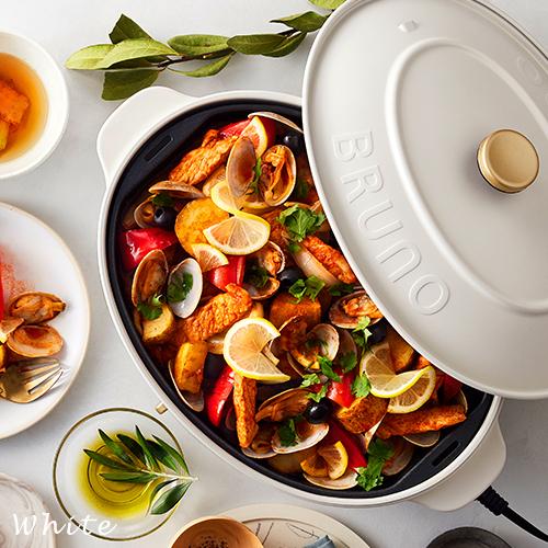 BRUNO crassy＋ ハーフ、グリルプレート付き