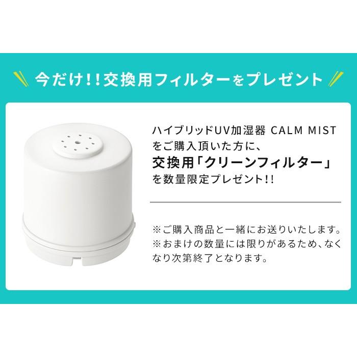 ブルーノ BRUNO 加湿器 ハイブリッドUV加湿器 CALM MIST カームミスト BOE062 特典付 ハイブリッド加湿器 超音波式 加熱式 大容量 4L アロマ おしゃれ 除菌 抗菌｜hotchpotch｜06