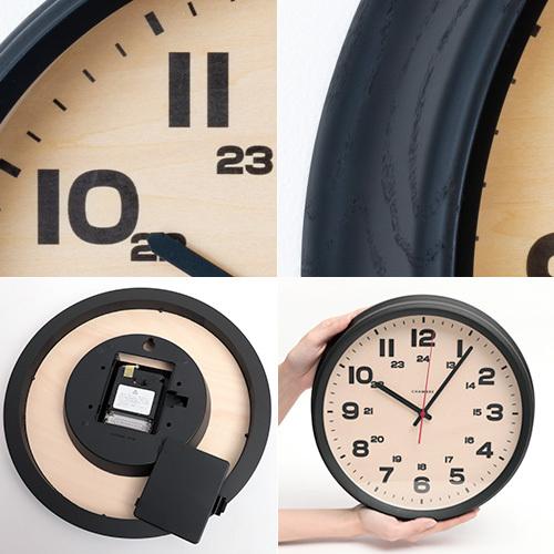 CHAMBRE BRAM CLOCK シャンブル ブラムクロック CH-050 掛け時計 電波時計 インターゼロ おまけ付き｜hotchpotch｜06