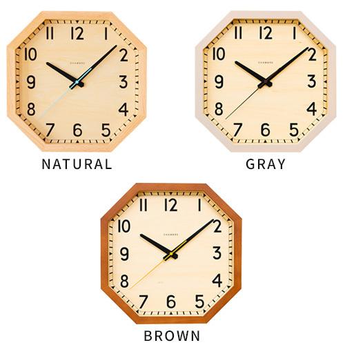 掛け時計 CHAMBRE OCTAGON CLOCK シャンブル オクタゴンクロック CH