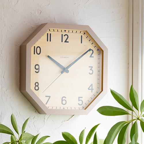 掛け時計 CHAMBRE OCTAGON CLOCK シャンブル オクタゴンクロック CH