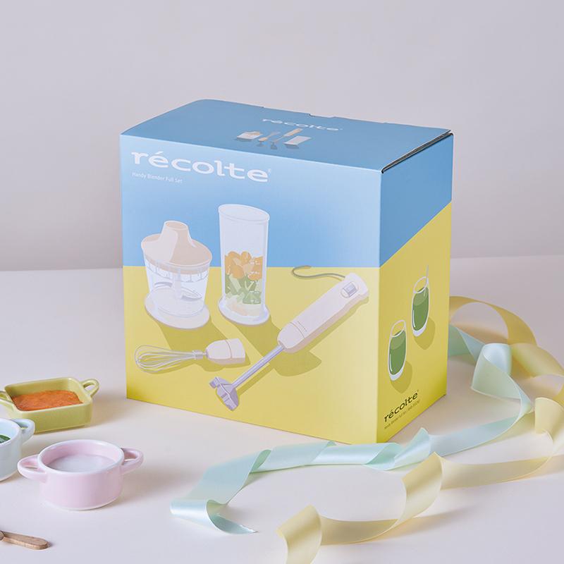 recolte（レコルト） ハンドブレンダー ハンディブレンダー フルセット