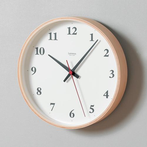 掛け時計 電波時計 レムノス Lemnos Plywood clock LC22-02W プライウッド クロック 木製 特典付 壁掛け 連続秒針 アナログ 静音 丸型 ナチュラル 日本製 ギフト｜hotchpotch｜08