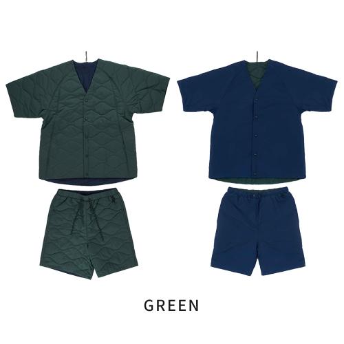 2023秋冬 はんてん メンズ ウィークエンダー WEEKEND(ER) QUILTED REVERSIBLE DAN-TEN SUIT 78534 特典付 ダンテン レディース ルームウェア 半纏 おしゃれ 防寒｜hotchpotch｜09