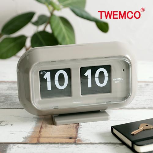 パタパタ時計 置き時計 トゥエンコ TWEMCO DESK＆WALL CLOCK QT-35GY 壁掛け時計 卓上 特典付 フリップクロック  テーブルクロック アナログ おしゃれ ギフト : 00013890-twemco035 : ホッチポッチ自由が丘WEB SHOP - 通販 - 