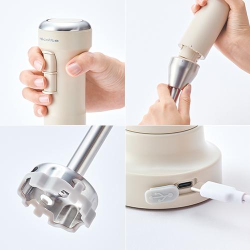 recolte ハンドブレンダー 離乳食 レコルト コードレス ハンディ recolte ハンドブレンダー 離乳食 レコルト コードレス ハンディ