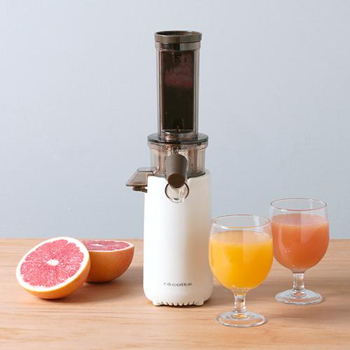 ジューサー 低速 レコルト recolte コールドプレスジューサーミニ RCJ1 小型 特典付 スロージューサー 低速ジューサー