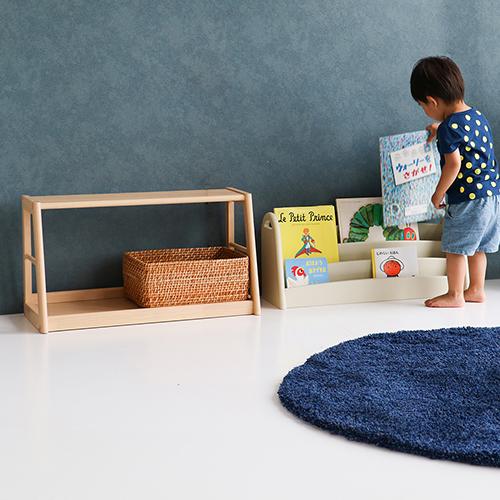 絵本棚 スリム 市場 Kids Picture Book Rack aluma ILR-3684 絵本 