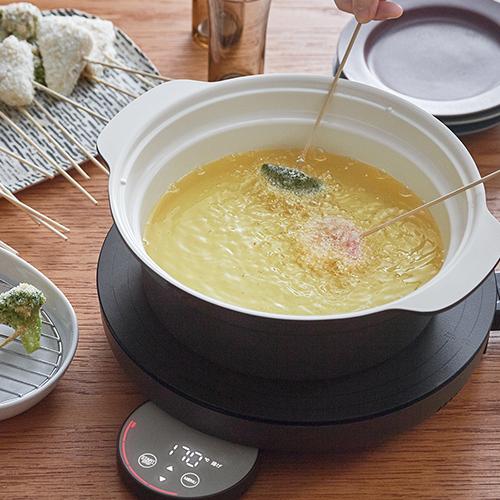 recolte 両手鍋 レコルト IH対応鍋 RIH-1PT 20cm 深型 2L ih 直火 ガス 