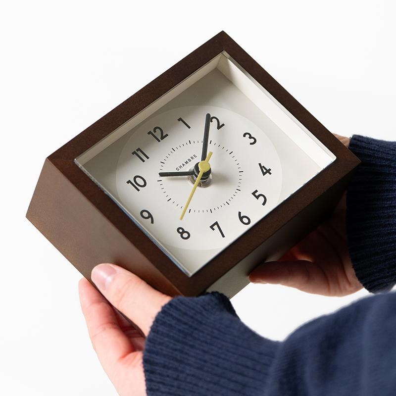 置き時計 CHAMBRE ひのきの置時計 ヒノキノオキドケイ CH-070