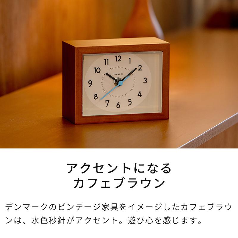 置き時計 CHAMBRE ひのきの置時計 ヒノキノオキドケイ CH-070